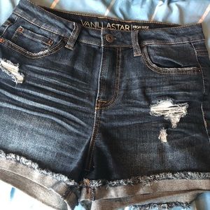 High waisted shorts